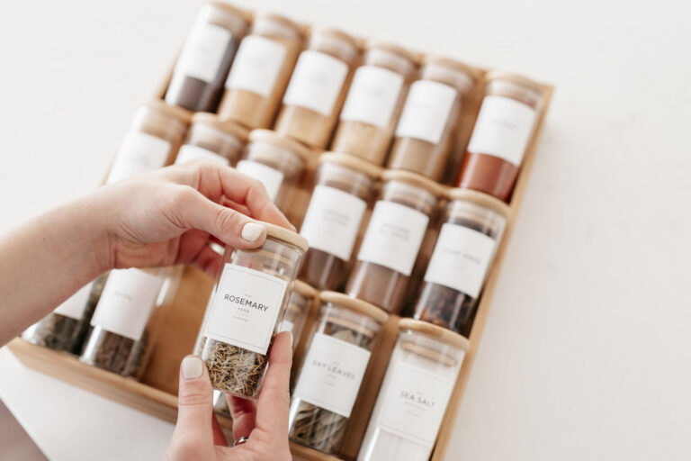 organized spices